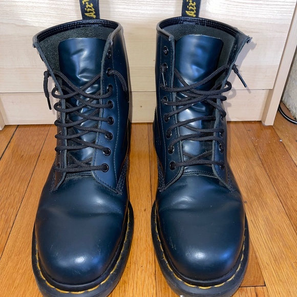 Navy Blue Doc Martens - Picture 1 of 4